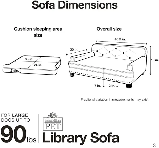 Enchanted Home Pet Library Sofa Enchanted Home Pet Library Sofa