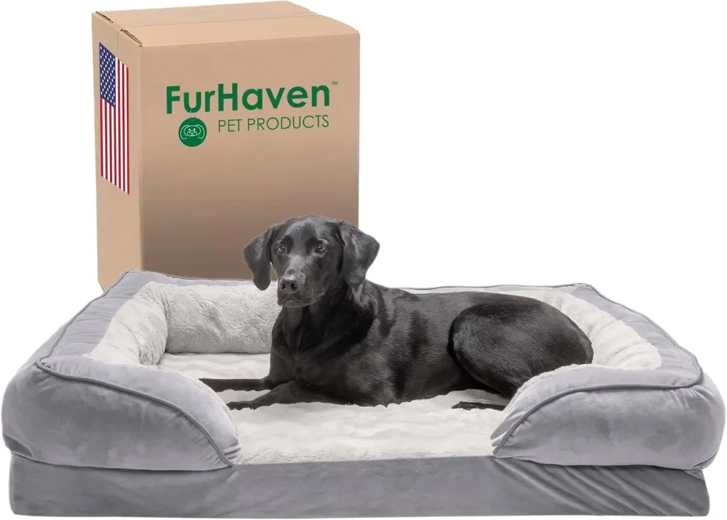 FurHaven Velvet Waves Perfect Comfort Sofa FurHaven Velvet Waves Perfect Comfort Sofa