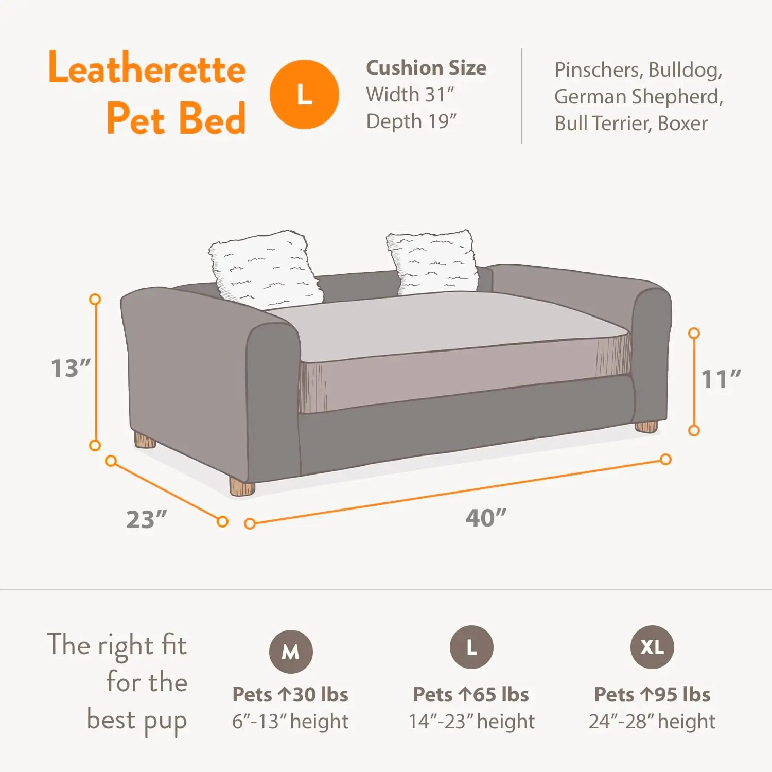 Moots Premium Leatherette Pets Sofa Moots Premium Leatherette Pets Sofa