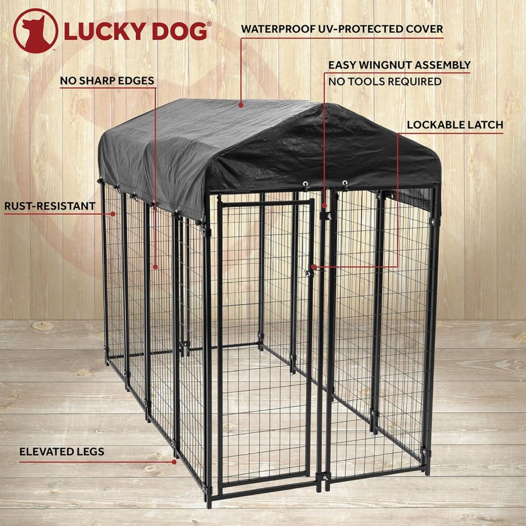 Lucky Dog STAY Series Presidential Kennel – Best for Large Breeds Lucky Dog STAY Series Presidential Kennel – Best for Large Breeds