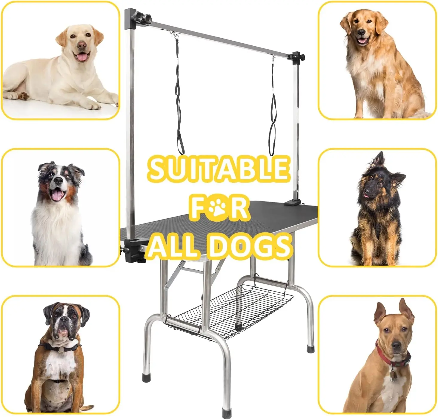 RoomTec 46-Inch Dog Grooming Table – Best for Large Dogs RoomTec 46-Inch Dog Grooming Table – Best for Large Dogs