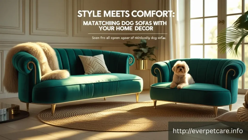 Style Meets Comfort: Matching Dog Sofas with Your Home Decor